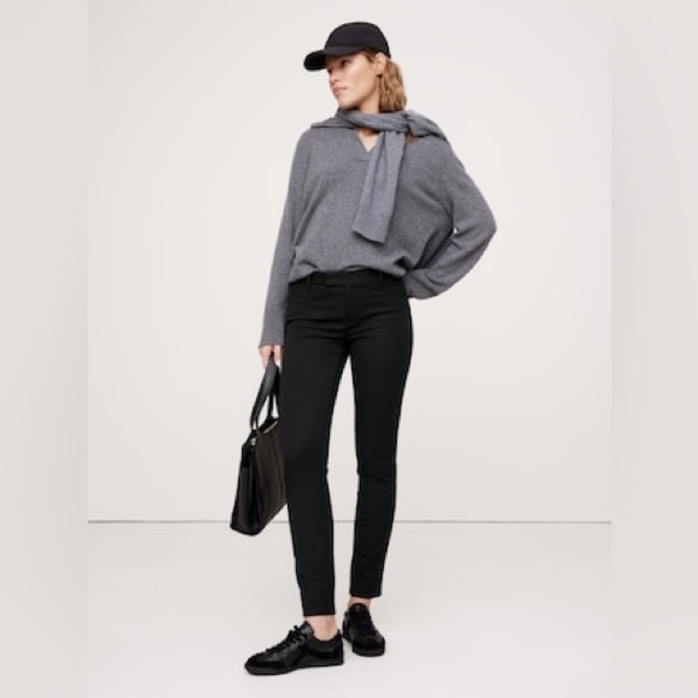 High rise slim ankle banana republic pants
